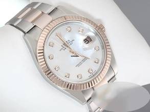 Thumbnail von Rolex Datejust 41 126331 2023 Stahl Rosegold 750 Perlmutt Diamanten Automatik Stainless Steel 18kt Rose Gold Oyster-band Chronometer