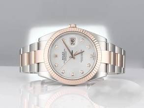 Thumbnail von Rolex Datejust 41 126331 2023 Stahl Rosegold 750 Perlmutt Diamanten Automatik Stainless Steel 18kt Rose Gold Oyster-band Chronometer