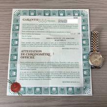 Thumbnail von Rolex Datejust 36 16233 Tapestry champagne dial 2000’s Full Set TOP Condition