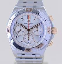 Thumbnail von Breitling Chronomat 42 Chronograph 42 mm Stahl Roségold Silver Dial Stahlband B+P