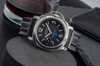 Thumbnail von Panerai Luminor Marina Handaufzug Edelstahl Herrenuhr R. PAM00631 B&P 2017