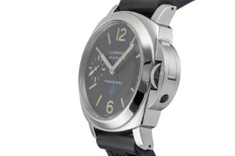 Thumbnail von Panerai Luminor Marina Handaufzug Edelstahl Herrenuhr R. PAM00631 B&P 2017