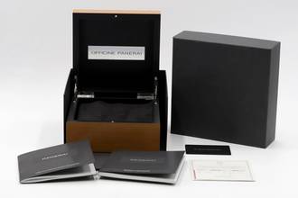 Thumbnail von Panerai Luminor Marina Handaufzug Edelstahl Herrenuhr R. PAM00631 B&P 2017