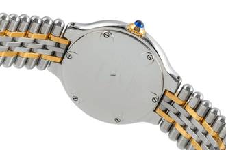 Thumbnail von Cartier 21 Must de Cartier SM Stahl / Gold Quarz Damenuhr Ref. W10051F4 B&P