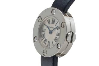 Thumbnail von Cartier Love 18k (0,750) Weissgold Quarz Damenuhr Ref. WE800131 Box
