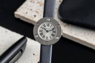 Thumbnail von Cartier Love 18k (0,750) Weissgold Quarz Damenuhr Ref. WE800131 Box