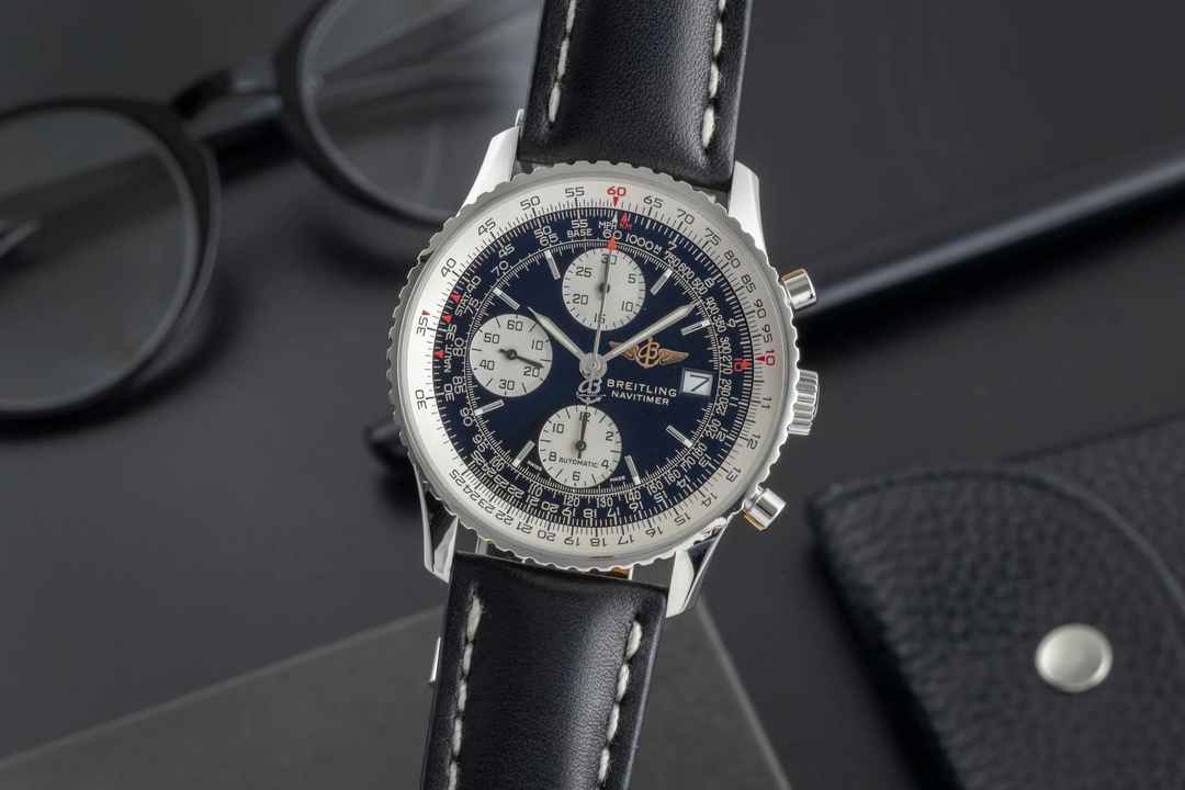  Breitling Old Navitimer Chronograph Edelstahl Automatik Ref. A13322 