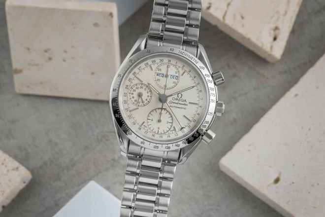  Omega Speedmaster Day Date Chronograph Automatik Stahl Herrenuhr Ref 3521.30.00 