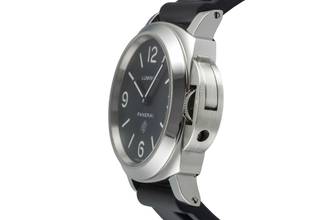 Thumbnail von Panerai Luminor Base Logo 44 Stahl Handaufzug Herrenuhr Ref. PAM00000 B&P 2015