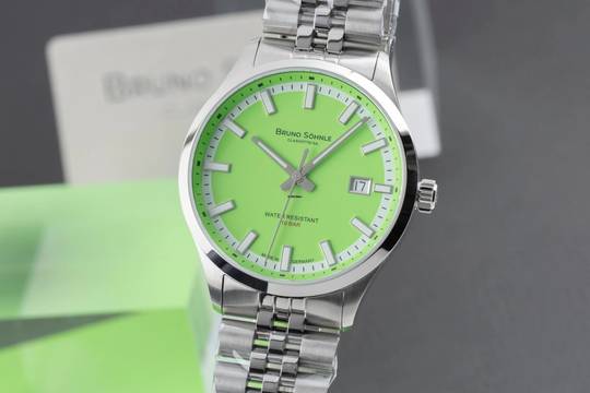  Bruno Söhnle Glashütte Turin Stahl Automatik Herrenuhr Ref. 17-12230-440 B&P 