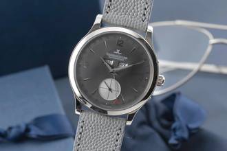 Thumbnail von Jaeger-LeCoultre Master Control Triple Date 18K Weissgold Automatik Ref.140.3.87