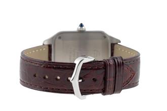 Thumbnail von Cartier Santos Dumont Edelstahl Herrenuhr Ref. WSSA0022 Box & Papiere