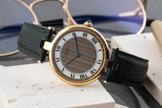 Thumbnail von Cartier Trinity Vendome LC GM Vermeil 925 Silber Trinity Dial Medium Size Ref. 590003