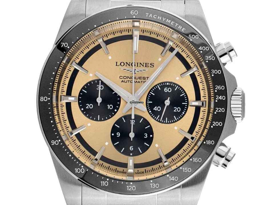  Longines Conquest Chronograph Ref.L3.835.4.32.6 2025 Full Set Ungetragen Conquest Chronograph 