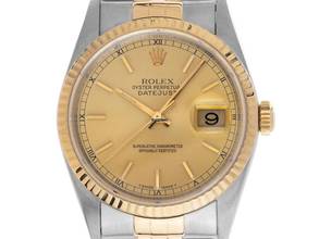 Thumbnail von Rolex Datejust 36 Ref.16233 1991 Box&Beschreibung sehr gut Vintage Datejust