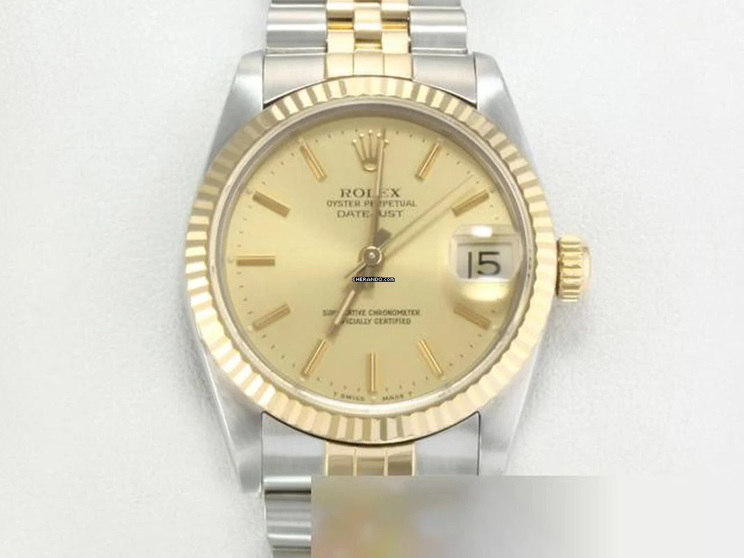  Rolex Datejust 31 31mm Edelstahl Gelbgold 750 Automatik Stahl Gold 
