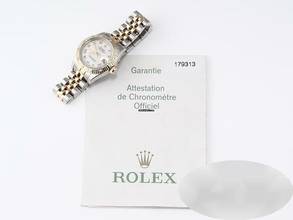 Thumbnail von Rolex Lady-Datejust 179313 Stahl Gelbgold 750 Perlmutt Diamanten Automatik Gold