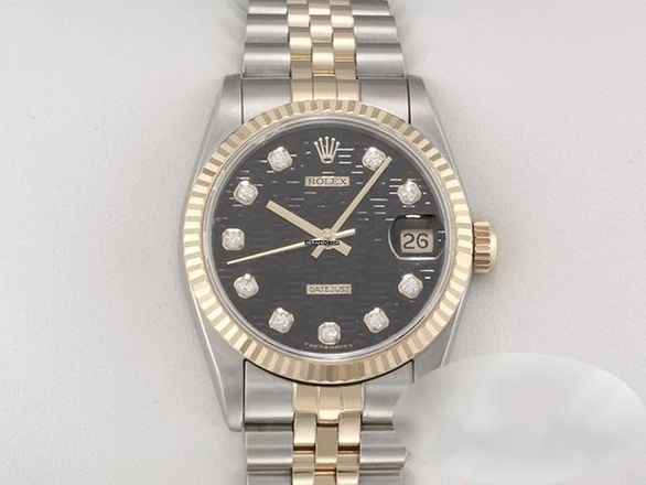  Rolex Datejust 31 Medium Stahl Gelbgold 750 Diamanten Automatik Stainless Steel 18kt Yellow Gold Stahl Jubilé-band Chronometer Oyster 