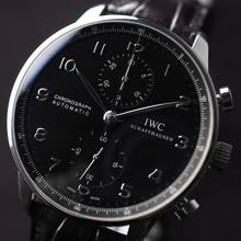 Thumbnail von IWC Portugieser Chronograph Steel Silver Numerals Black Dial