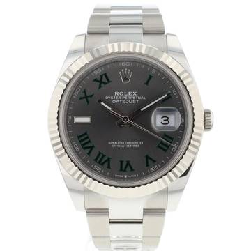  Rolex Datejust 41 Oyster Fluted Wimbledon NEW 2025 