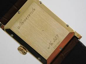 Thumbnail von IWC Novecento 18 Karat Gelbgold Novecento Ewiger Kalender mit orig. Papieren mit Krokoband Tresoruhr Deutsche Auslieferung Original Papiere !