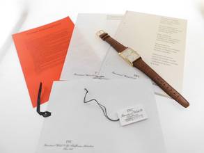 Thumbnail von IWC Novecento 18 Karat Gelbgold Novecento Ewiger Kalender mit orig. Papieren mit Krokoband Tresoruhr Deutsche Auslieferung Original Papiere !