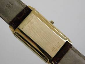 Thumbnail von Jaeger-LeCoultre Reverso Classique Classic mit Onyx Pavee Diamonds Dial. Massiv 18K Gelbgold seltenes Onyx Pavee Diamant Zifferblatt