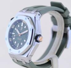 Thumbnail von Audemars Piguet Royal Oak Offshore Diver green Dial unworn Khaki B+P