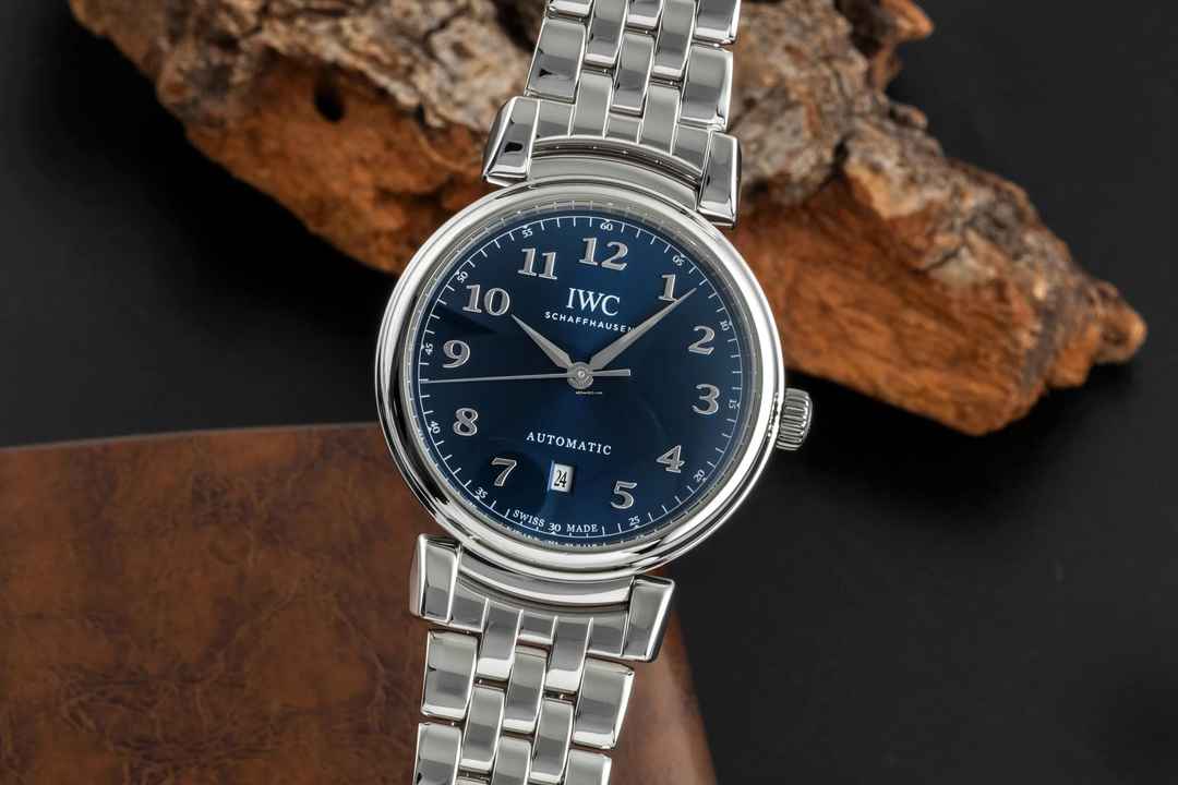 IWC Da Vinci Automatic Blue Dial Edelstahl Automatik Ref. IW356605 Box 