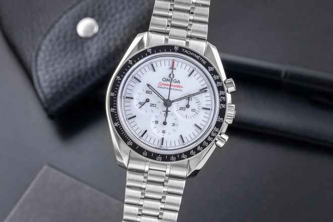  Omega Speedmaster Professional Moonwatch Chronograph Stahl Ref. 310.30.42.50.04.001 B&P 