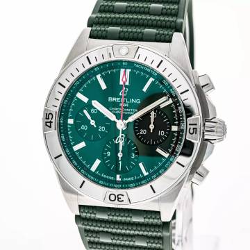  Breitling Chronomat 42 B01 42 Green – AB0134101L2S1 – NEW & Unworn – 2025 Full Set 