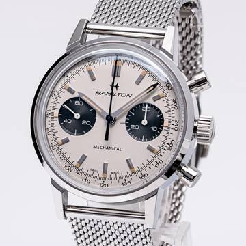  Hamilton Intra-Matic Chronograph White – H38429110 – NEW & Unworn – 11/2025 Full Set 