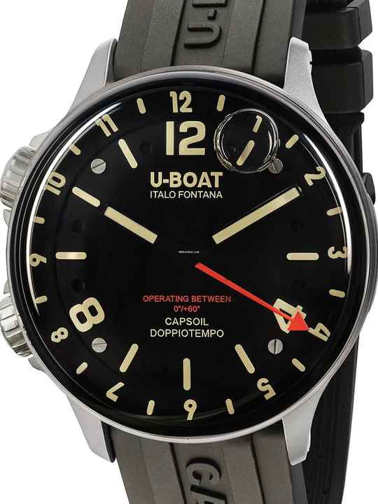  U-Boat 8769 Capsoil Qs. Doppotempo SS Herrenuhr 45mm 10ATM 
