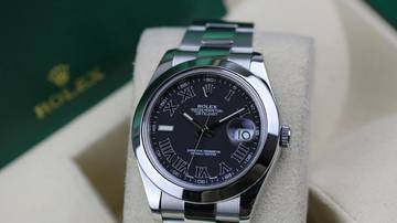 Thumbnail von Rolex Datejust II Steel - Black Roma - like New LC100 - Fullset - 2014