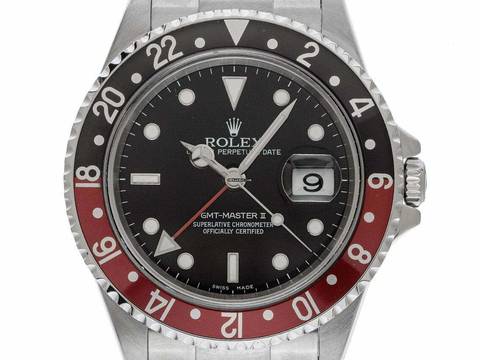  Rolex GMT-Master II Coke Ref.16710T 2005 Box&Beschreibung sehr gut Vintage GMT Master II no Hole 