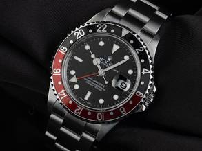 Thumbnail von Rolex GMT-Master II Coke Ref.16710T 2005 Box&Beschreibung sehr gut Vintage GMT Master II no Hole