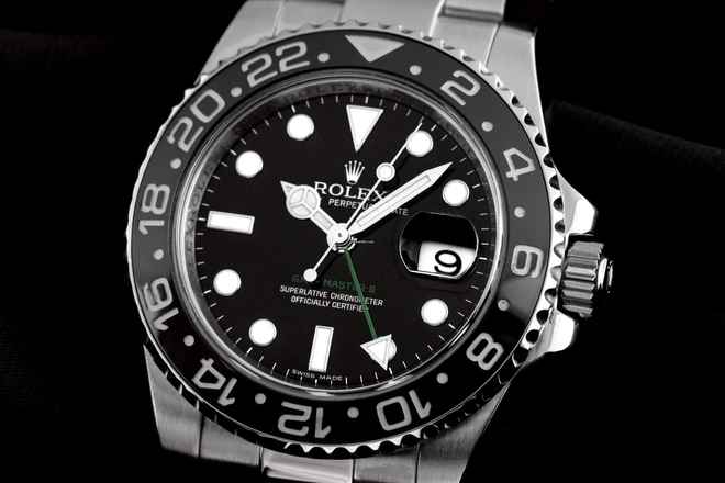  Rolex GMT-Master II Ref.116710LN 2013 LC 100 Full Set wie Neu Vintage GMT Master II 