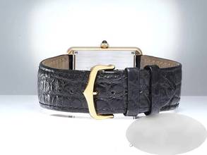 Thumbnail von Cartier Tank Solo Großes Modell Edelstahl Gelbgold 750 W5200004 2019 Stahl Gold