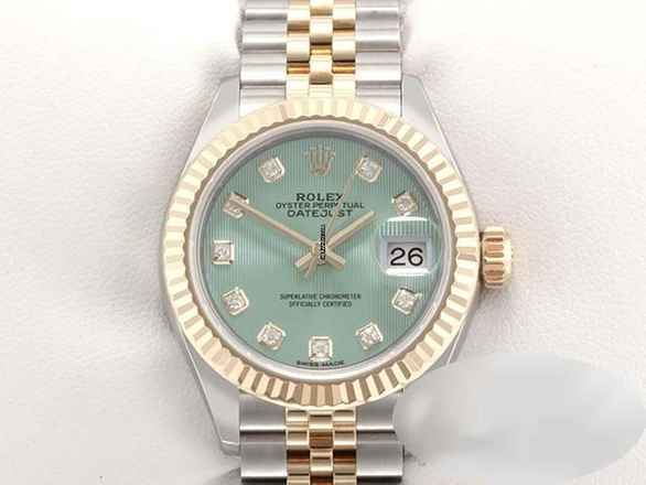  Rolex Lady-Datejust 28mm 279173 Edelstahl Gelbgold 750 Diamanten Automatik Stainless Steel 18kt Yellow Gold Jubilé-band Chronometer Oyster 