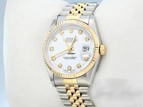 Thumbnail von Rolex Datejust 36 36mm 16233 1996 Diamanten Stahl Gelbgold 750 Automatik Stainless Steel 18kt Yellow Gold Jubilé-band Chronometer Oyster