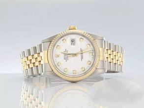 Thumbnail von Rolex Datejust 36 36mm 16233 1996 Diamanten Stahl Gelbgold 750 Automatik Stainless Steel 18kt Yellow Gold Jubilé-band Chronometer Oyster