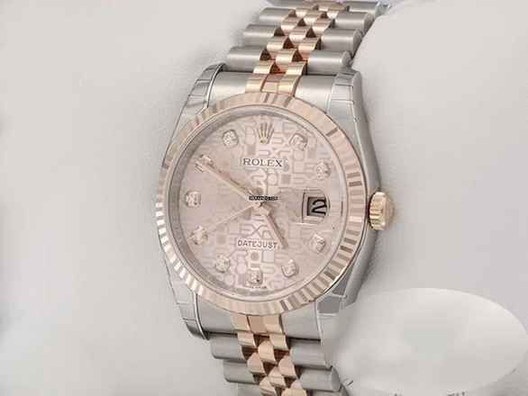  Rolex Datejust 36 36mm 116231 2012 Stahl Rosegold 750 Diamanten Stainless Steel 18kt Rose Gold Jubilé-band Chronometer Oyster 