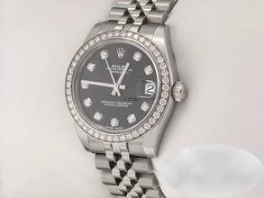 Thumbnail von Rolex Datejust 31 31mm 178384 2011 Stahl Weissgold 750 Diamanten Stainless Steel 18kt White Gold Jubilé-band Chronometer Oyster Black Dial