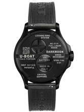 Thumbnail von U-Boat 9019/B Darkmoon Herrenuhr 40mm IPB 5ATM