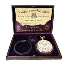 Thumbnail von A. Lange & Söhne Taschenuhr Deutsche Uhrenfabrikation DUF Lepine 585/000 1900