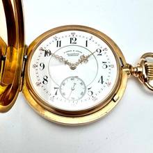 Thumbnail von A. Lange & Söhne Taschenuhr 1 A Ausführung Handaufzug 750/000 Rotgold 54 mm 1892 Savonette
