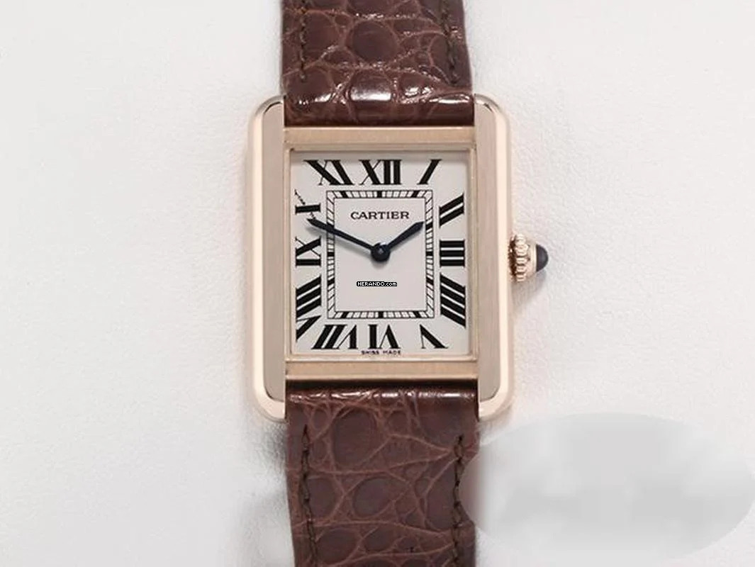  Cartier Tank Solo Edelstahl Rosegold 750 2018 W5200024 Stahl Gold Damen 