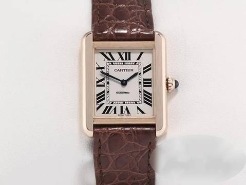  Cartier Tank Solo Edelstahl Rosegold 750 2018 W5200024 Stahl Gold Damen 