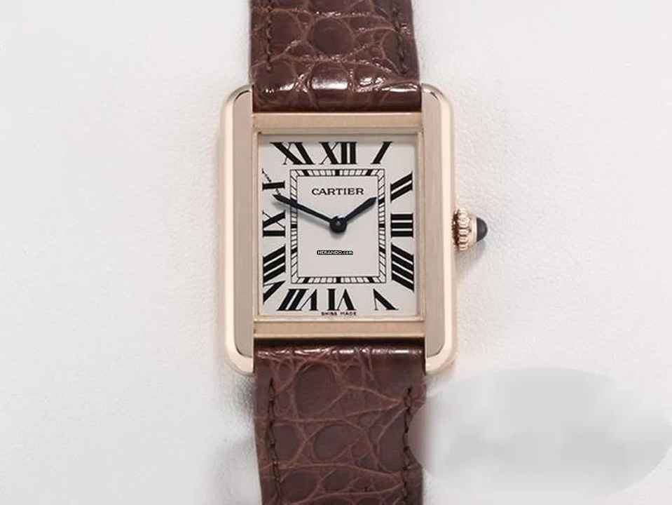  Cartier Tank Solo Edelstahl Rosegold 750 2018 W5200024 Stahl Gold Damen 