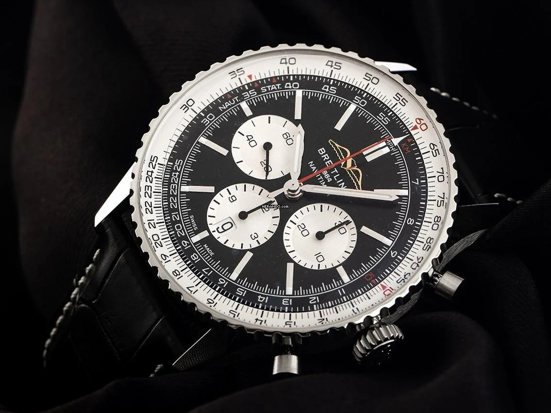  Breitling Navitimer 1 B01 Chronograph Ref.AB0137211B1P1 2025 Full Set Ungetragen Navitimer B01 Krokoleder Faltschließe 